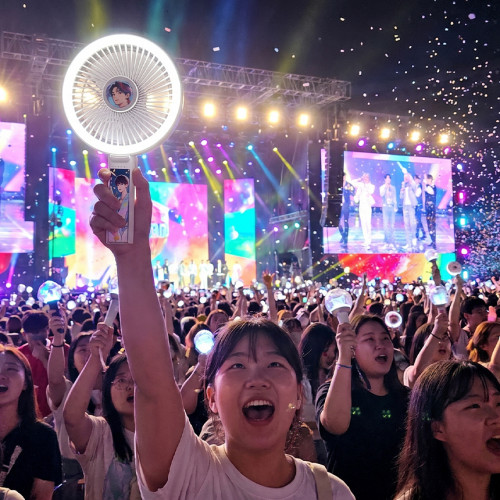 ★무료배송★[타임딜 15차]빅팬 접이식 휴대용 선풍기 DIY포토 선풍기