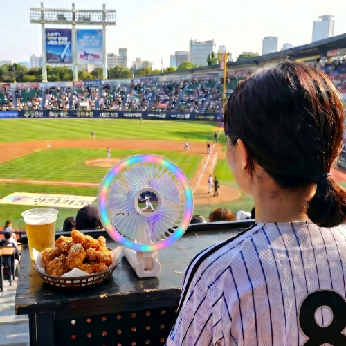 ★무료배송★[타임딜 15차]빅팬 접이식 휴대용 선풍기 DIY포토 선풍기